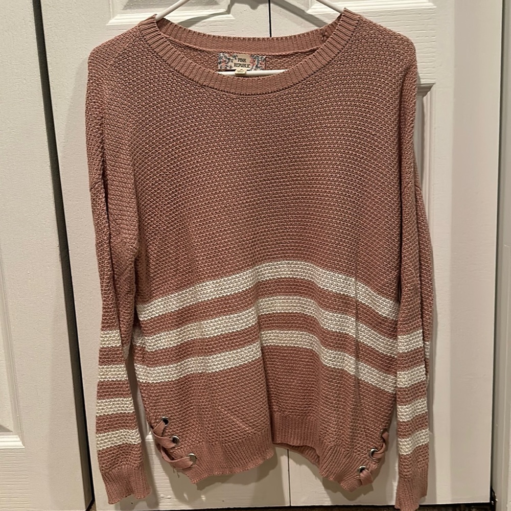 Pink sweater